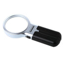 3X Handheld Reading Magnifier Magnifying Glass Jewelry Loupe LED Lights Desktop