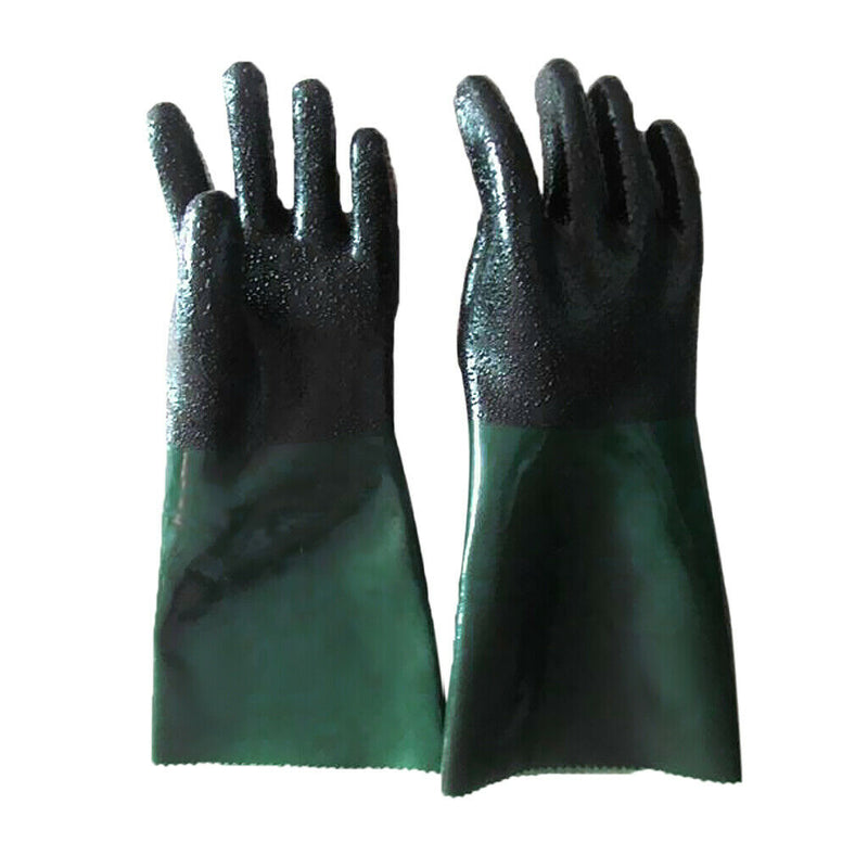 48cm Gloves for  Sandblasting Sand Blast Blaster PVC Protection