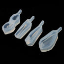 4 Pieces Assorted Shape Cabochon Silicone Earring Necklace Pendant Mold for