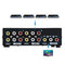 1 to 4 Port RCA Video Audio AV Switcher Selector 4-Way TV DVD Splitter Box -