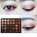 35 Colors Matte Shimmer Earth Warm Color Eyeshadow Palette Makeup Eye Shadow