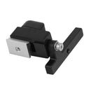 Woodworking DIY Miter Track Stop For T-Slot T-Tracks Manual - Square Handle