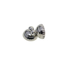 15x Engraved Round Ball 8mm Magnetic Clasp Jewelry Making Findings Accessory