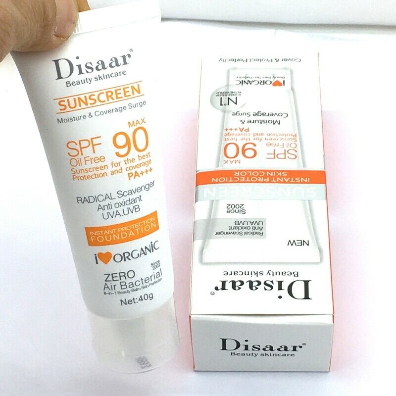 Disaar Skincare Facial Sunscreen With Long Lasting Waterproof Concealer Bb  X3T1