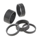 5Pcs Carbon Fiber Bicycle Stem Headset Spacers Washers fit 1 1/8-Inch Stem