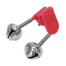 Red Plastic Clip Double Rod Bite Alarm Fishing Bells 6 Pcs