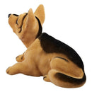 Black Brown Bobbing Nodding Shepherd Dog for Car Auto G1S3