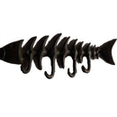 Rustic Cast Iron Nautical FISH BONE Key Hat Coat Rack Wall Hooks Fisherman Decor