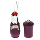Cute Sewing Needles Pin Cushion Lipstick Shape Sewing Tool Purple