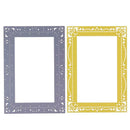 2pcs Metal Cutting Dies Dressing Girl DIY Scrapbook Embossing Stencil Craft