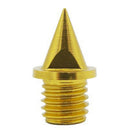 10x Carbon Steel Track Spikes Cross Country Outdoors Replacement Pins Golden