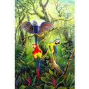 5D Diy Diamond Embroidery Parrots Animal Full Round Diamond Painting Cross  V1Y1