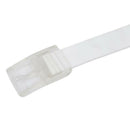 Unisex Stylish Candy Colours Silicone Plastic belt white I9Z7