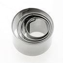 4pcs/set Rose Shape Stainless Steel Biscuit Fondant Mold Cookie Cutters