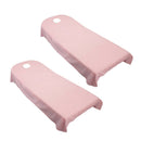 2x Extra Soft Solid Color Massage SPA Bed Table