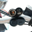 Waterproof 5V 2.1A Motorcycle Motorbike USB Power Supply Port Socket Y9G8 P T4N9