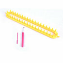 3pcs/Set Knitting Kit Weaving Loom Plastic Pompom Sock Scarf Long Handle DIY Nw