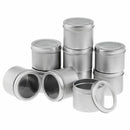 1X(15Pcs Cosmetic Container Round Can With Lid For Diy Crafts,Cosmetics,Sal