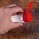 12 Pcs Plastic Spice Salt Pepper Shakers Seasoning Jar Can Barbecue Condime Q1J8