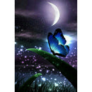 5D DIY Full Drill Diamond Painting Moon Butterfly Cross Stitch Embroidery