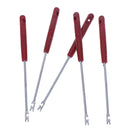 5Pcs/set Portable Fishing Hook Detacher Handle  Fish Hook Remover Extractor