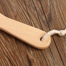 100% Natural Boar Bristle Body Brush With Contoured Wooden Handle