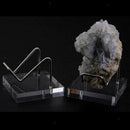 Set of 4 Metal Arm Acrylic Display Stand Rack for Specimens Agate Decor