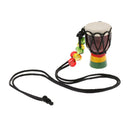 2 Pcs Djembe Pendant African Drum Jewelry Necklace for Children Gift C