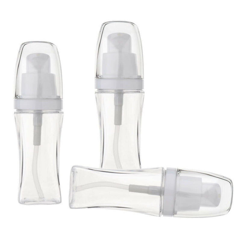3pcs 40ml /1.35oz Pump Bottle Easy to Carry Lotion Bottles For Travel,Makeup
