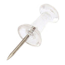 120 x Clear Push Pins Transparent Plastic B5R5