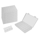 8 Packs 28 Grids Bead Organizer Containers Storage Plastic Earring Storage