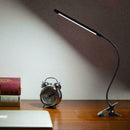 USB LED Clip Flexible Head Desk Lamp Bedside Read Light T6Z0