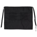 Plain Black Short Cooking Catering Work Restaurant Cafe Bar Apron Waitress BX