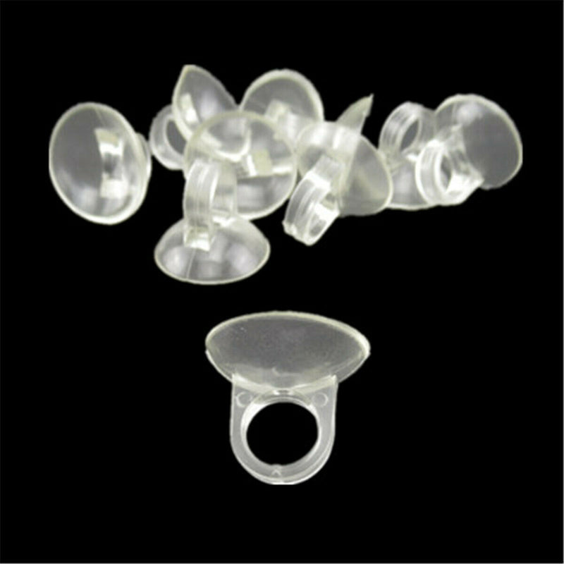 10Pcs 10mm Diameter Aquarium Fish Tank Suction Cup Tube Holder Sucker Pipe Clips