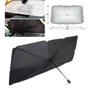 Car Umbrella Windshield Sun Shade Cover Parasol Foldable Durable Black L