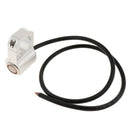 25mm Motorcycle Handlebar Headlight Fog Light Switch Stainless Steel Red