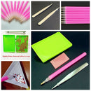 Tools 5D Painting Diamond Pen + Glue + Tray + Tweezer Rhinestone Decorations Hot