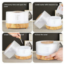 Ultrasonic Air Humidifier Diffuser Mist Maker for Car Home Office EU Plug