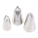 3pcs #95#951#113 Leaves Nozzle Icing Piping Nozzles For Decorating Cakes Cup Hn
