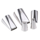 5pcs Basket Weave Tips Icing Piping Nozzle Stainless Steel Writing Tube Nozz3C