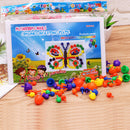 1Set Platsic Mushroom Studs Board Combinations Kids Educational  Puzzle Toys OZ