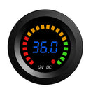 LED Digital Color Display Voltmeter Volt Panel Meter for 12V Car Motorcycle A