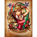 5D DIY Full Drill Diamond Painting Beauty Cross Stitch Embroidery Mosaic