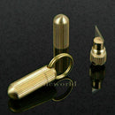 Capsule Shape Mini Pocket Wallet Keychain Survival Tool Cutter V5A5 Q7X8 W5 C1N4