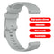 22mm Silicone Wristband Replacement for Huawei Watch GT2 42mmGT 46mm/GT 42mm