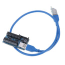 PCI-E Power Adapter Cable PCI-E Express 1X to Dual 4x Extension Cable NEW