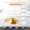5pcs Portable Transparent Superimposed Spice Seasoning Jars Kitchen Supply