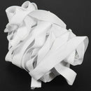 18mm x 12M White Braided Elastic Band Replacement for Tailoring Clothes