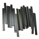 20 Pcs 40pin 2.54mm Female Ardunio Single Row Straight Header Strip Connector