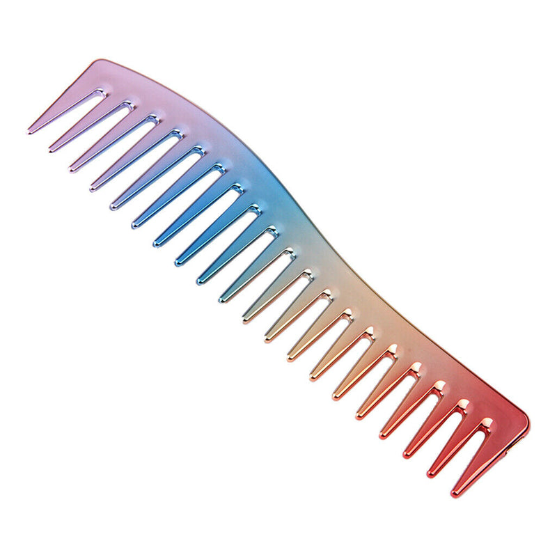 Anti-static Wide Tooth Comb Barber Heat Resistant for Curly Hair Colorful